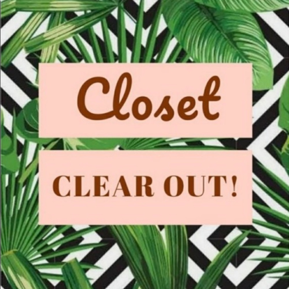 Closet clear out!